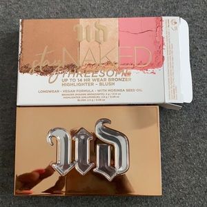 UD stay naked 3some bronzer, highlighter -Blush